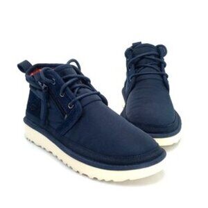 UGG Neumel Zip Chuka Men's Navy Blue Lace Up Zip Boots